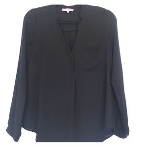 Harper black blouse
